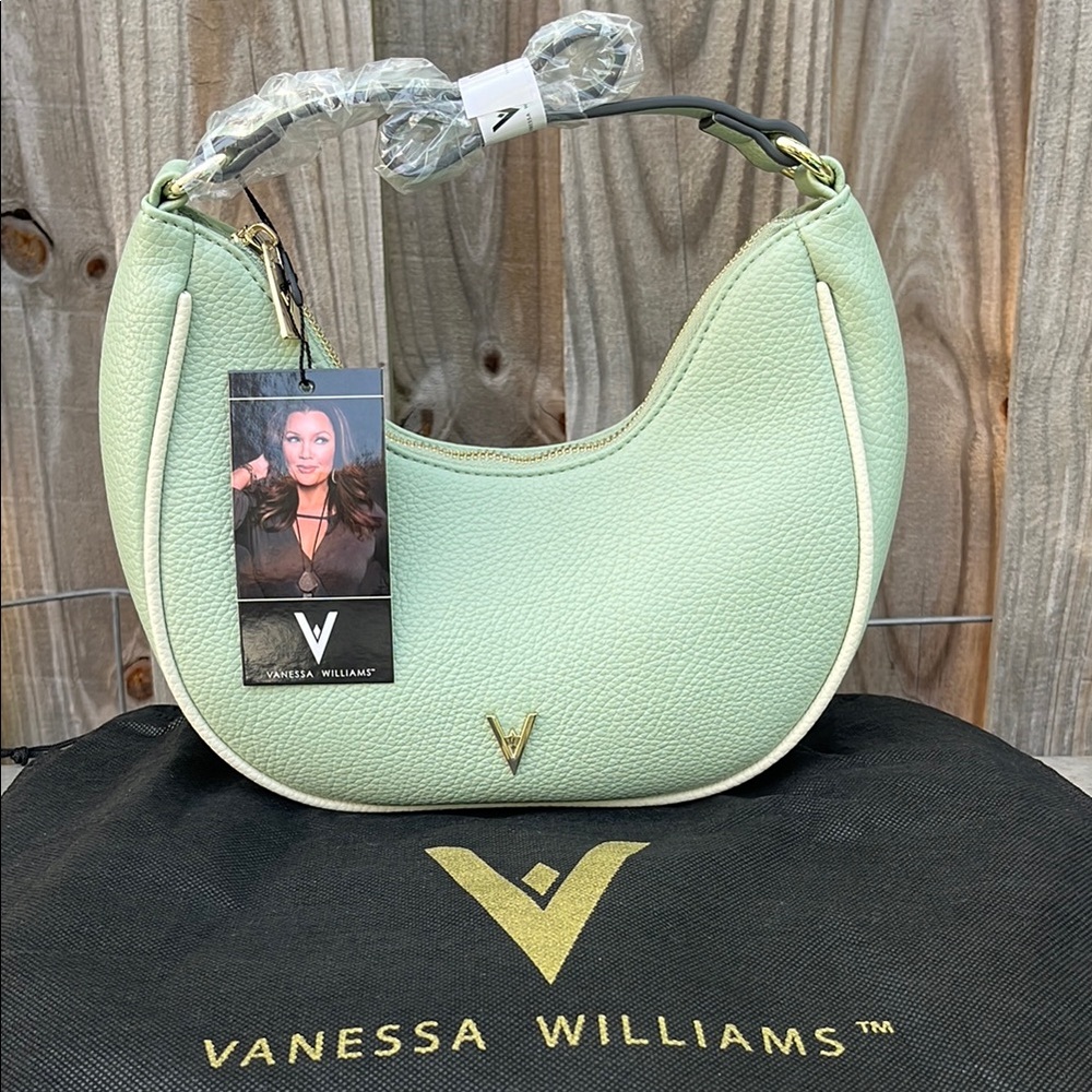 Green Hobo Bag with Silver Chain